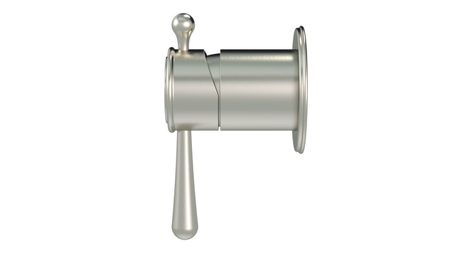 Harrington Wall Mixer Trim Kit (In-Wall Body Not Included) - PVD Brushed Nickel (SKU: HW03-FIN-PVDBN) by Meir AU