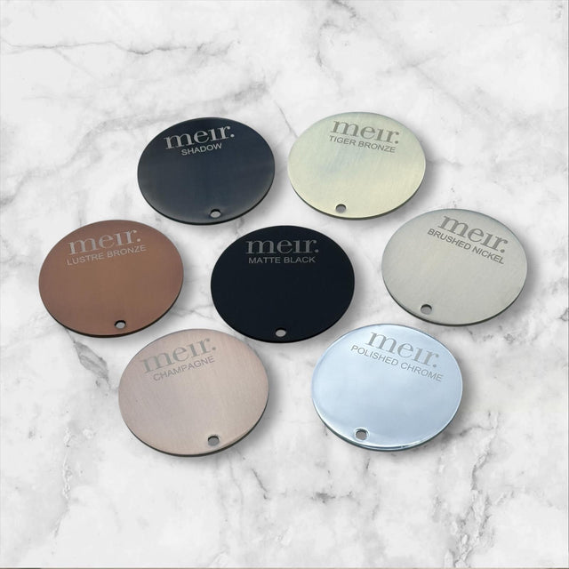 Round Colour Sample Disc Set - 6 Finishes (SKU: MD01.02-SET) by Meir