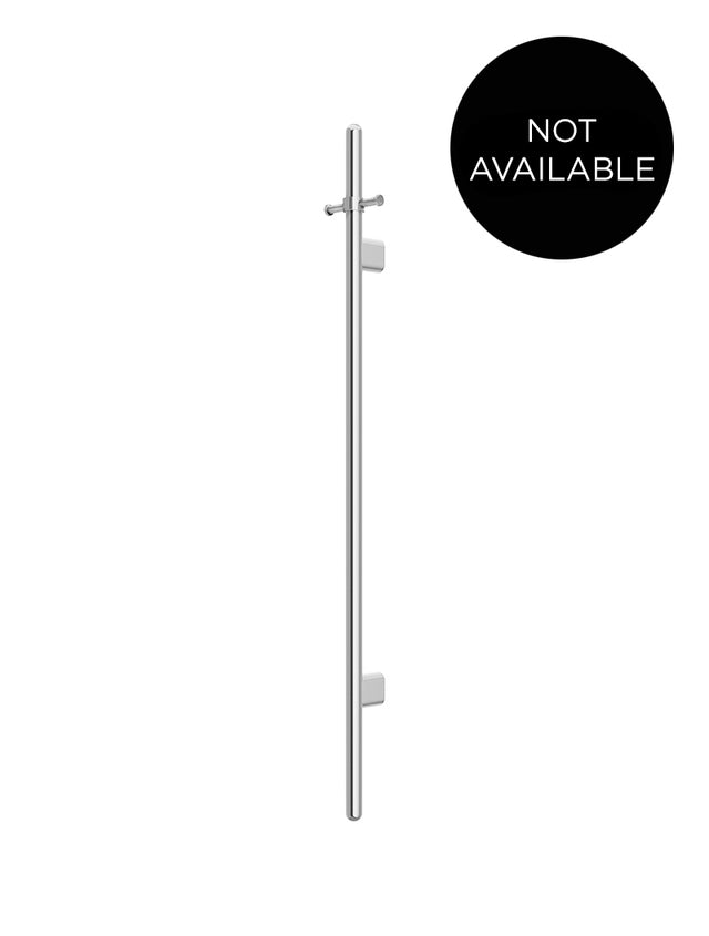 Heated Vertical Towel Rail - Polished Chrome (SKU: xxxxx) by Meir