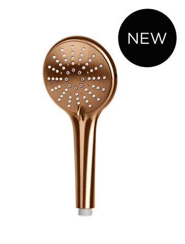 Round Hand Shower Three-Function - Lustre Bronze