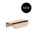 Öppen T-Pull Cabinet Handle Edge-Pull 75mm Cabinet Handle (Brushed) - PVD Champagne - MRCH-1E07N-CH