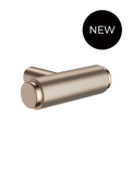 Öppen T-Pull Cabinet Handle (Linear Knurled) - PVD Champagne - MRCH-3T00N-CH