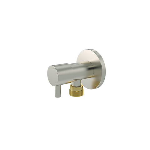 Mini Stop Cistern Tap - PVD Brushed Nickel