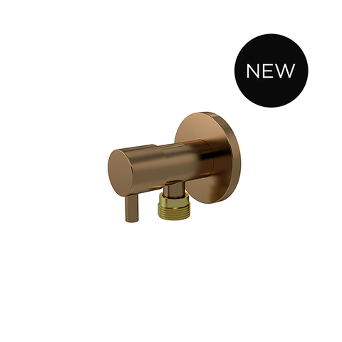 Mini Stop Cistern Tap - Lustre Bronze