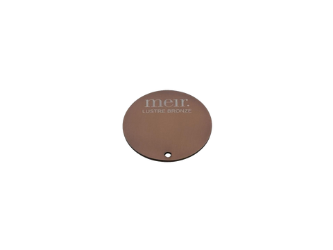 Round Colour Sample Disc - Lustre Bronze