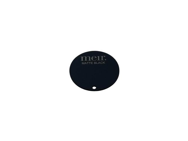 Round Colour Sample Disc - Matte Black (SKU: NB-MD01.02) by Meir