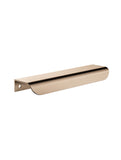 Öppen Edge-Pull 150mm Cabinet Handle (Brushed) - PVD Champagne - MRCH-1E15N-CH