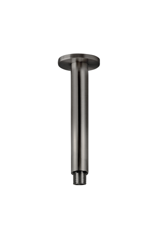 Round Ceiling Shower Arm 150mm - Shadow Gunmetal